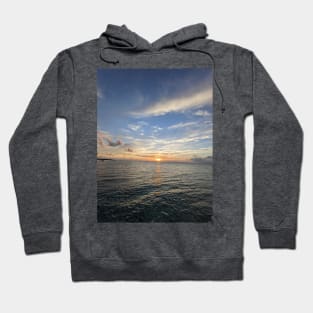 Sunset over the ocean Hoodie